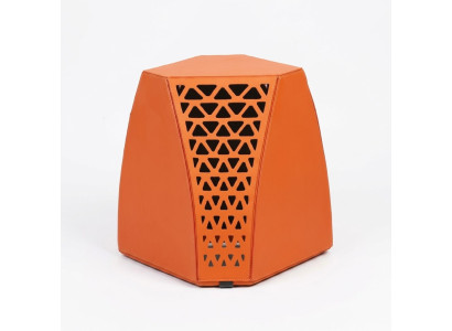 Soggiorno Tavolino arancione Stile Moderno Materiale Legno Lusso