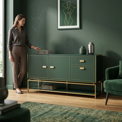 Sala da pranzo Contenitore Stile Moderno Materiale Legno Nuovo Design di Lusso Comò