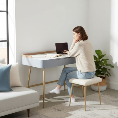 Camera da letto Tavolino da trucco Design Mobili di lusso Moderno Credenza Comò
