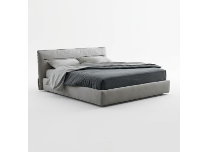 Letto Letto matrimoniale elegante letto grigio letto matrimoniale per la camera da letto Letti