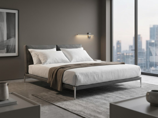 Design letto matrimoniale di lusso Letti Imbottiti Arredamento Camera Da Letto Nuovo