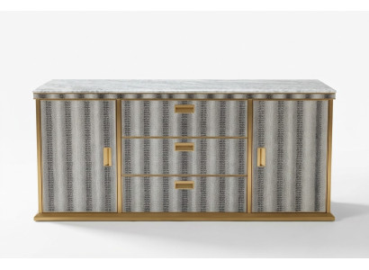 Cassettiera da soggiorno in legno, armadio mobili lusso nuovo bianco moderno.