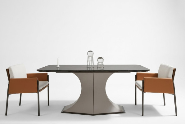 Tavolo da pranzo in legno naturale elegante tavolo bianco in stile moderno