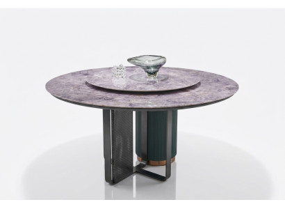 Tavolo da pranzo rotondo di lusso elegante Tavolo da pranzo rotondo elegante Tavolo rotondo elegante