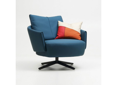 Design poltrona in tessuto divano di lusso a 1,5 posti divano relax salotto nuovo