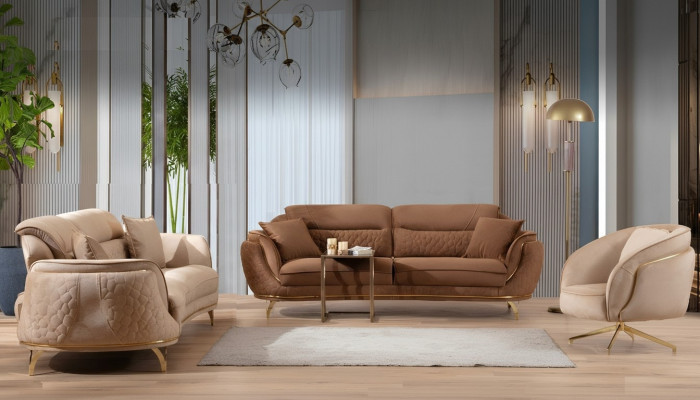Divano componibile 3 3 1 posti in stoffa, divani, imbottitura, set di divani, design.