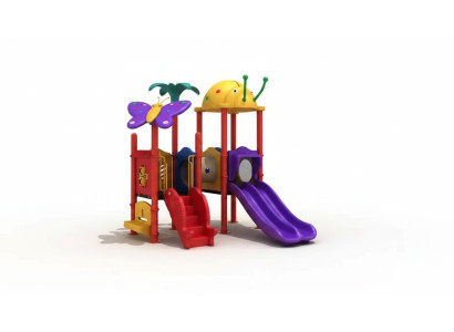 Area giochi per bambini con scivoli Intrattenimento per bambini Giardini Parco giochi