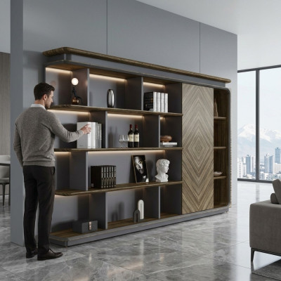 Design Armadio Scaffale per libri Scaffale porta documenti Arredamento per ufficio Scaffale Ufficio