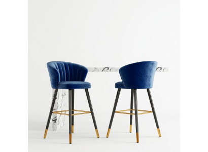 Sgabello da bar Sedia da bar Blu Velluto Design Sedie da bar Sgabelli Bar Sedie Nuove  Sgabello da bar Sedia da bar Blu Velluto Design Sedie da bar Sgabelli Bar Sedie Nuove