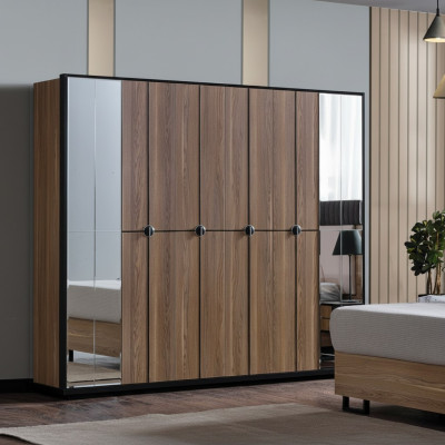 Armadio Armadietto Design Legno 246 cm Moderno Mobili Nuovi