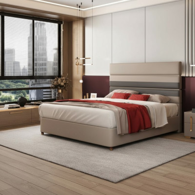 Design moderno Letto 180x200 in ecopelle Letti Camera da letto matrimoniale Hotel