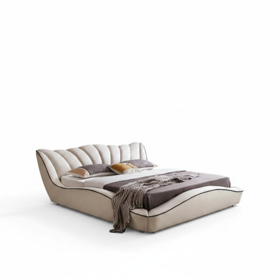 Design letto moderno di lusso per coppia per camere da letto di hotel moderno.