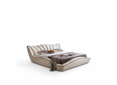 Design letto moderno di lusso per coppia per camere da letto di hotel moderno.