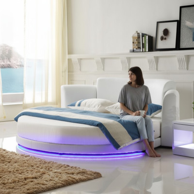 Letto Rotondo Letti Matrimoniali di Lusso Mobili da Camera da Letto Rotonda Struttura dell'Hotel Nuova