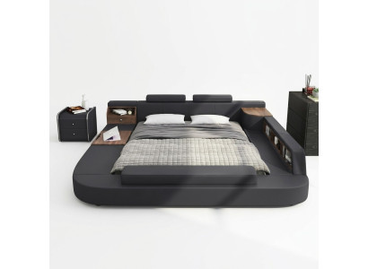 Letti Moderni Hotel Multifunzione Doppia Lusso Design Letto Imbottito