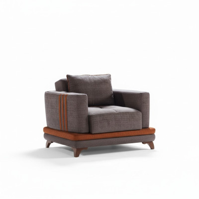 Design Sitzer Luxury Poltrona Relax Tessuto Grigio Poltrona Club Moderna Luxury