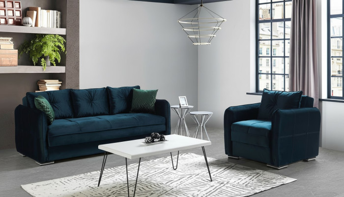 Divano 3+1 poltrona moderna con poltrona Relax Mobili di lusso