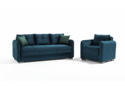Divano 3+1 poltrona moderna con poltrona Relax Mobili di lusso
