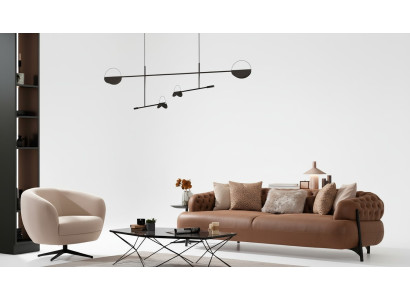 Sofà set 3+1 posti poltrona Moderno Set di poltrone Rilassanti Mobili Nuovi di lusso