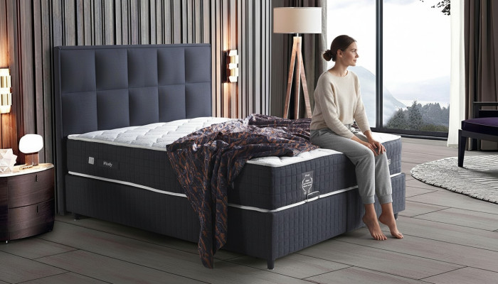 Letto matrimoniale design in legno Letti di design Mobili da camera da letto Letto a molle ensommatto