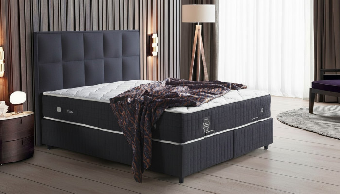 Letto matrimoniale design in legno Letti di design Mobili da camera da letto Letto a molle ensommatto