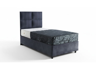 Design letto Letti lusso Tessuto Imbottito Camera da letto Mobili 90x190 Moderno