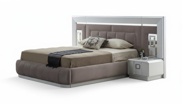 Set da camera da letto di lusso Completo di letto 2 comodini Moderni Mobili 3 pezzi Nuovo