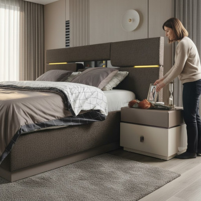 Tavolino del salotto Comodino Design Camera da letto Tavolo Comodini Nuovo