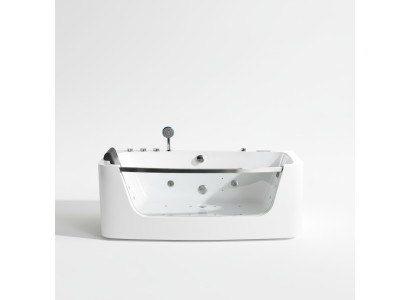 Vasca idromassaggio di lusso 150x80cm Vasca da bagno frontale in vetro Vasche da bagno di lusso.