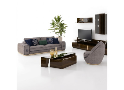 Set di divani per il soggiorno completo 5 pezzi divani divani moderni poltrona con tavolino