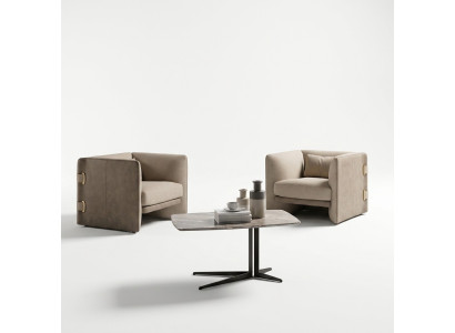 2 poltrone con tavolino da salotto Set di mobili da soggiorno completo Design Arredamento Garniture