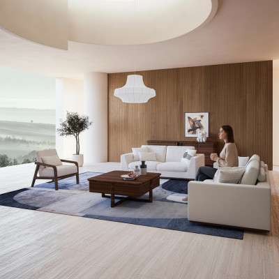 Mobili bianchi soggiorno set divani a due posti divano design arredamento poltrona