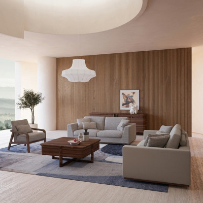 Soggiorno Grigio Set di Divani 2x Divani a Due Posti Design Poltrona Arredo di Lusso
