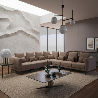 Soggiorno set 3 pezzi arredamento legno tavolino da salotto tavolino da designer