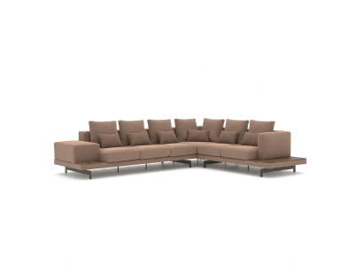 Divano ad angolo Forma L Set di mobili da soggiorno di lusso Designer Nuovo