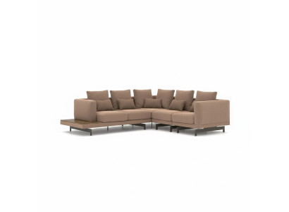 Mobili imbottiti Divano ad angolo Forma a L Divano Divano Tessile Design di lusso