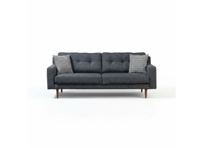 Sofa moderno grigio a tre posti Lussuoso soggiorno Divano a tre posti di lusso