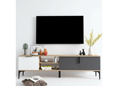 Mobile basso per TV RTV Stand design moderno rettangolare in legno materiale design di lusso