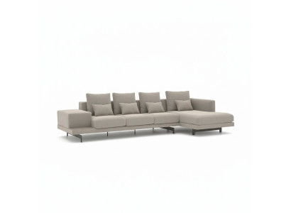 Mobili di lusso Moderno Set divano ad angolo a forma di L Arredamento design Poltrone