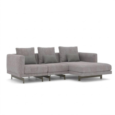 Divano angolare a L a forma di designer, set di divani d'angolo, divano imbottito per soggiorno, mobili nuovi.