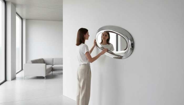 Specchio da parete Decorazione Mobili Abitare Soggiorno Specchio Moderno Cornice