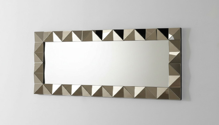 Specchio di lusso grigio design moderno specchio da parete mobili soggiorno nuovo arredamento.