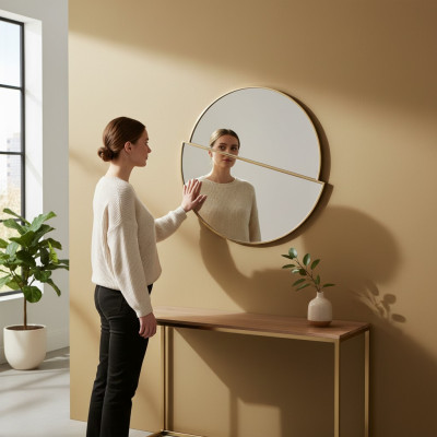Designer Moderno Specchio di lusso Specchio da parete moderno Nuovo Arredamento