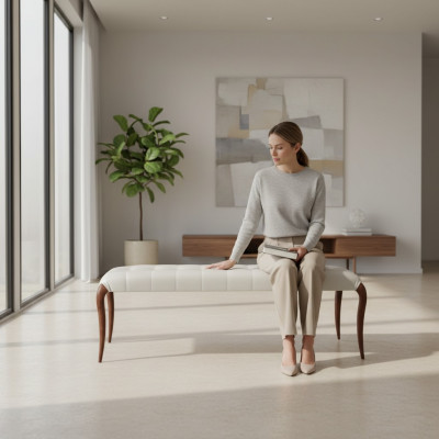 Designer panchina imbottita classica per arredamento nuovo