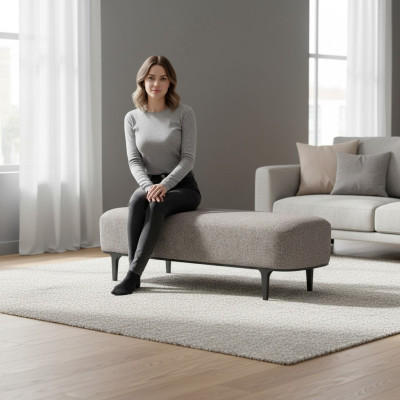Designer Grigio Panca Banco Nuova Arredamento Moderno Sedute Camera da Letto