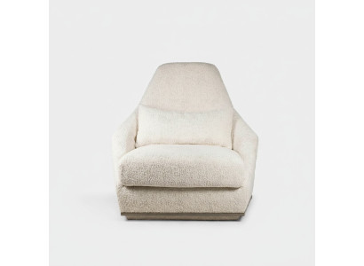 Mobili imbottiti bianchi Poltrona di lusso Sedile Mobili da seduta Soggiorno Design moderno