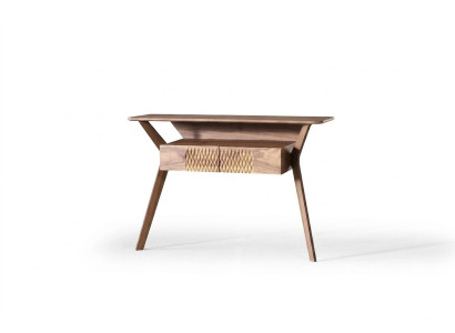 Soggiorno Tavolo console di lusso marrone in legno Tavolo Design moderno Console