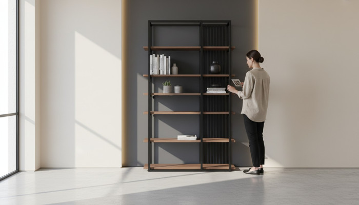 Moderno scaffale per libri lussuoso armadio per libri mobile scaffale arredamento soggiorno