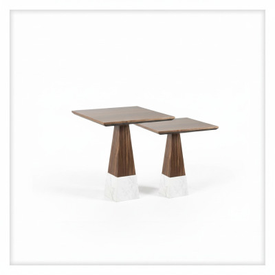 2x Tavolino completo Tavoli Set soggiorno Design Tavolino da caffè Nuovo