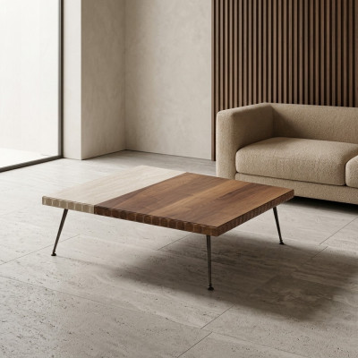 Nuovo tavolino da salotto di lusso, design di arredamento moderno per il soggiorno.